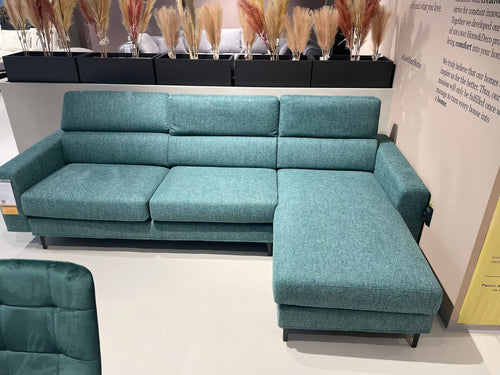 Ecksofa mit Chaiselongue Rechts, 4-Sitzer, Argis Grün