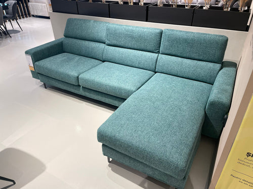 Ecksofa mit Chaiselongue Rechts, 4-Sitzer, Argis Grün (1)