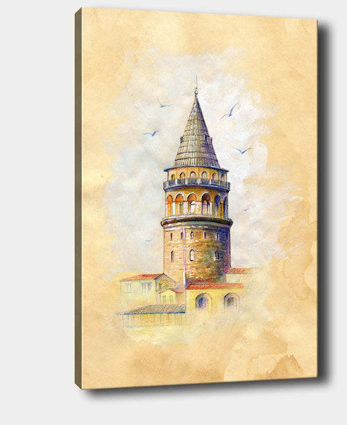 Leinwandbild Galata Tower II Mehrfarben, & OYOTR-DEV1009157374 & OYOTR-DEV1009157374