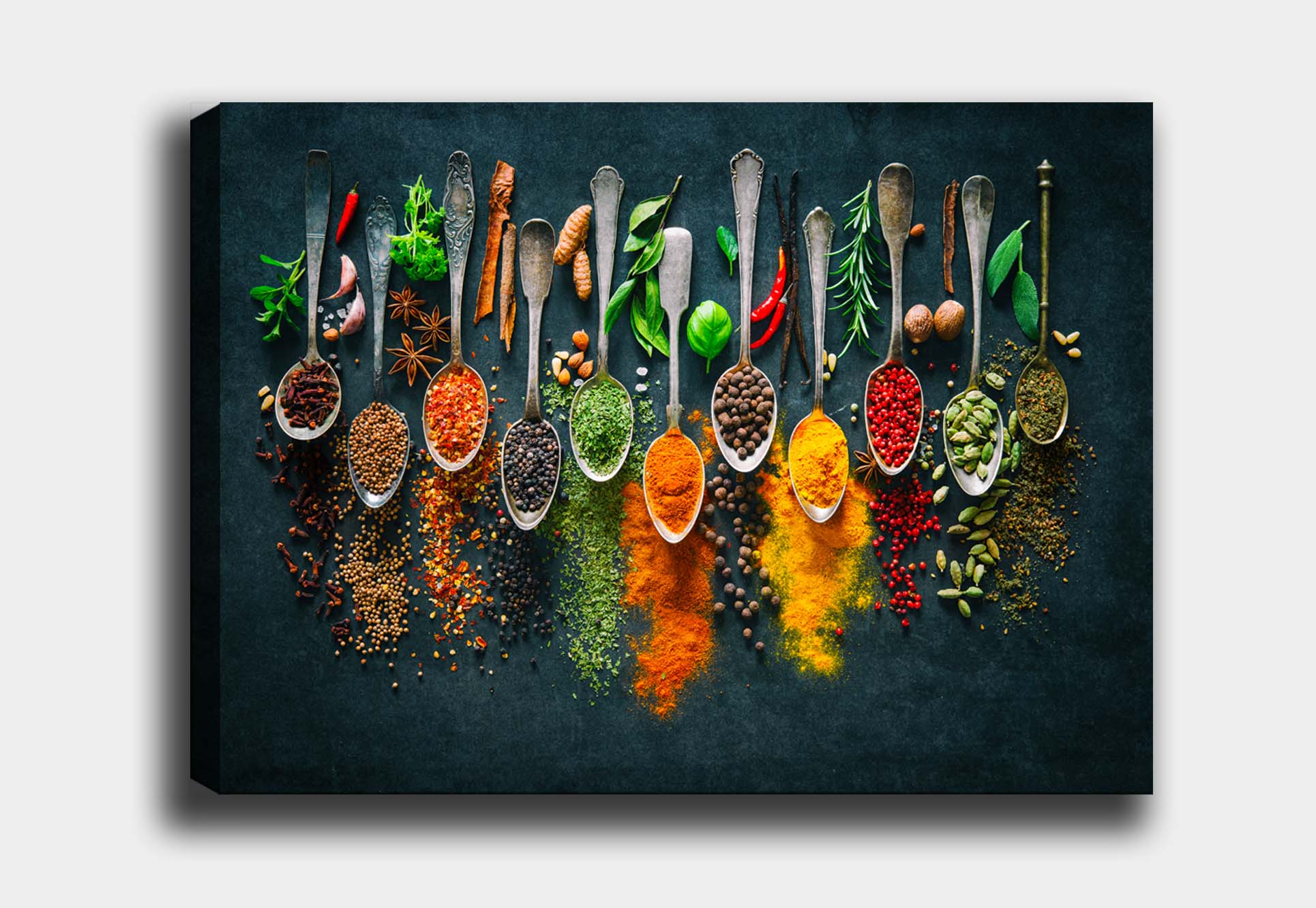 Leinwandbild Spices Mehrfarben, & OYOTR-DEV1060609166 & OYOTR-DEV1060609166 & OYOTR-DEV1060609166