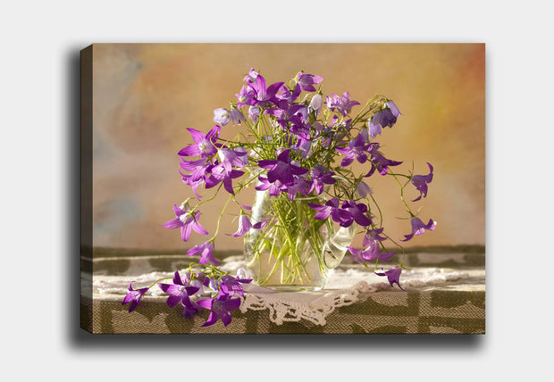 Leinwandbild Bouquet Bluebells Mehrfarben, & OYOTR-DEV55375207 & OYOTR-DEV55375207