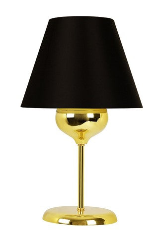 Tischlampe Acelya Schwarz