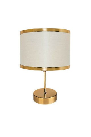 Tischlampe Silindir Creme