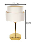 Tischlampe Deko Creme (2)