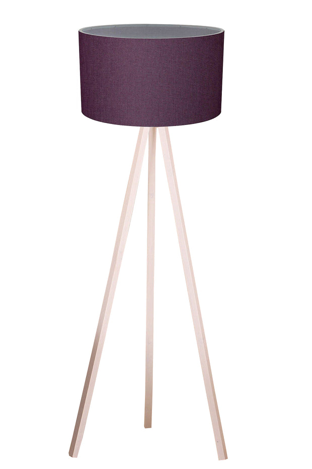 Stehlampe Tripod Violett (1)