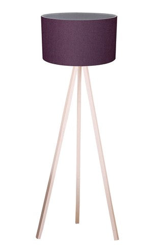 Stehlampe Tripod Violett