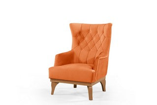 Sessel mit Stoff Elena Orange