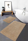 Badematten rutschfest Set 2-teilig Suna BPS636 Rectangle Bej 100 x 60 cm / 60 x 50 cm Beige, 100 x 60 cm / 60 x 50 cm