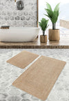 Badematten rutschfest Set 2-teilig Suna BPS636 Rectangle Bej 100 x 60 cm / 60 x 50 cm Beige, 100 x 60 cm / 60 x 50 cm (4)