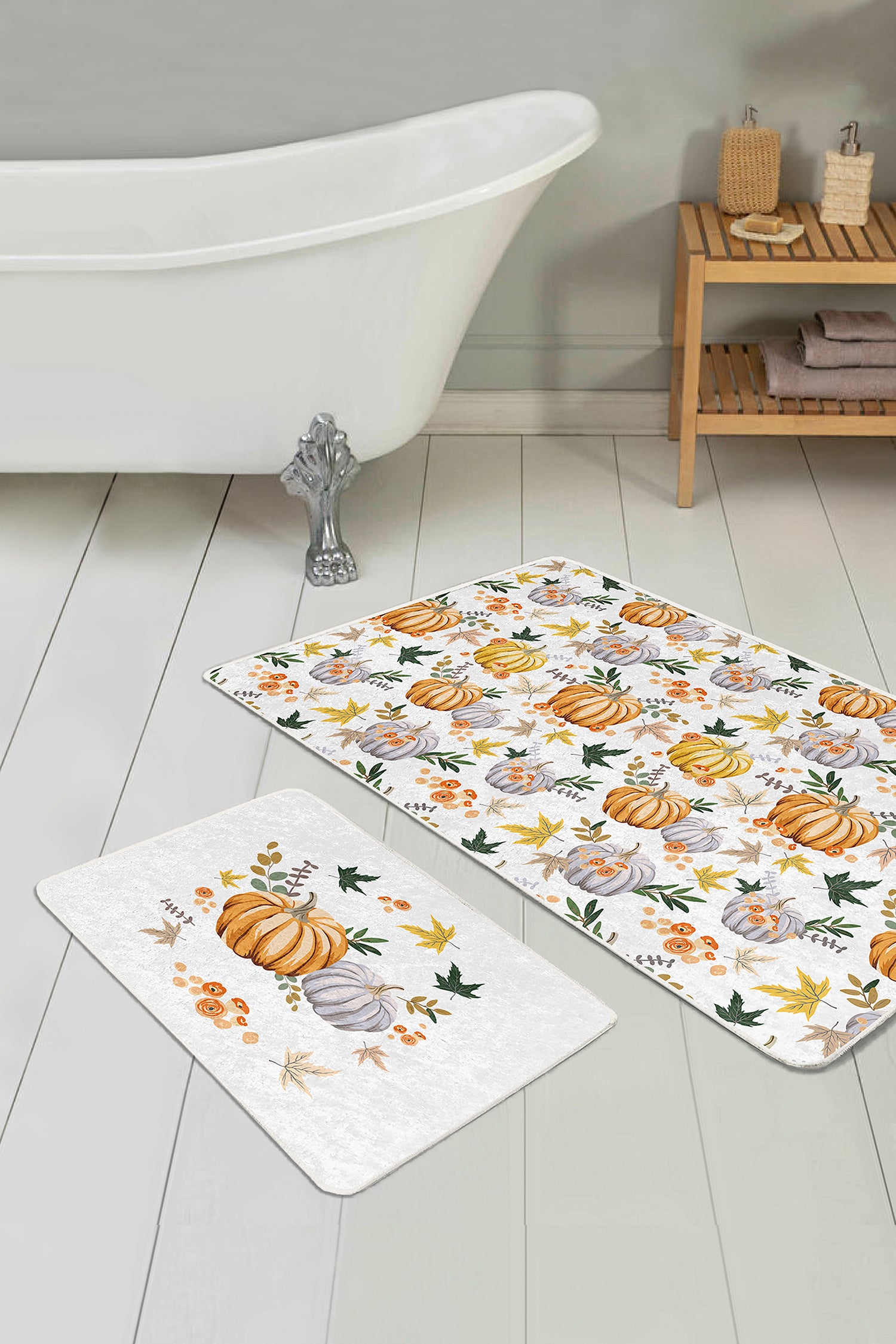 Badematten rutschfest Set 2-teilig Azra BPS247 Rectangle Mehrfarben, 100 x 60 cm / 60 x 50 cm