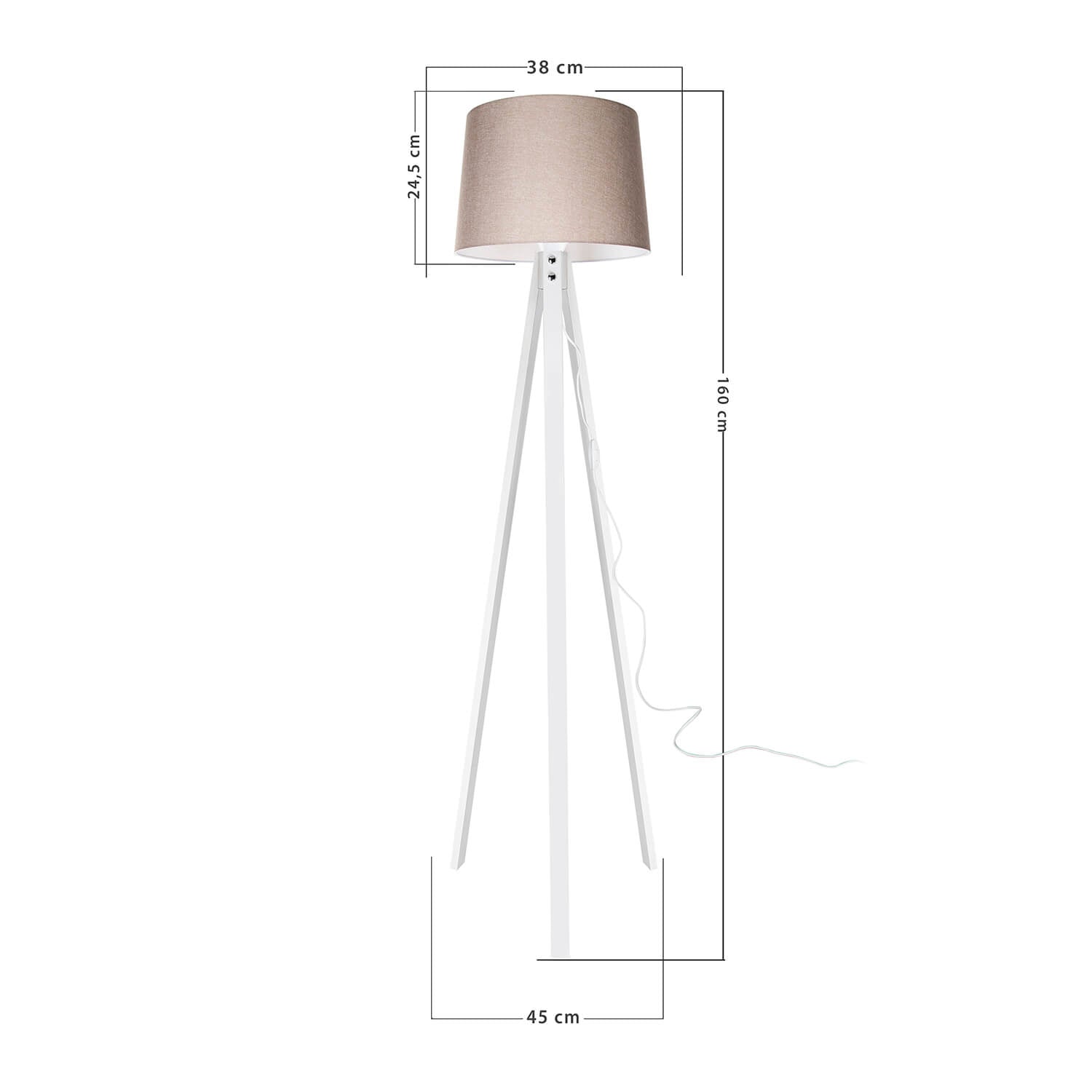 Stehlampe Jento Beige (3)