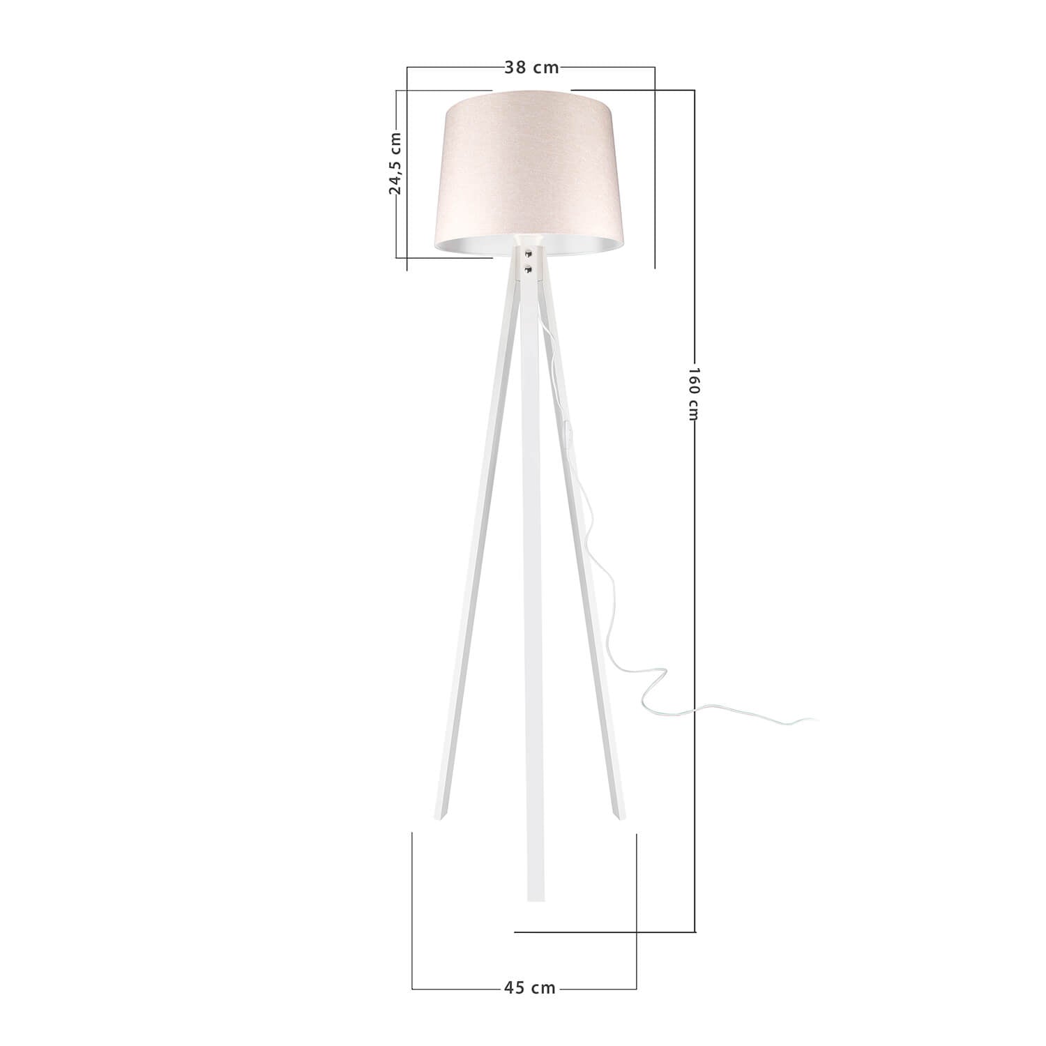 Stehlampe Mentro Beige (2)