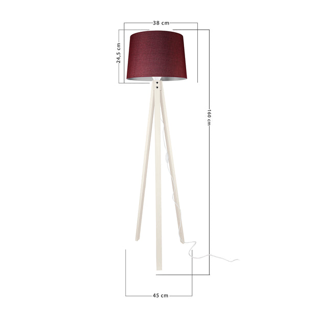 Stehlampe Marko Bordeaux (3)