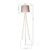 Stehlampe Jento Beige (3)