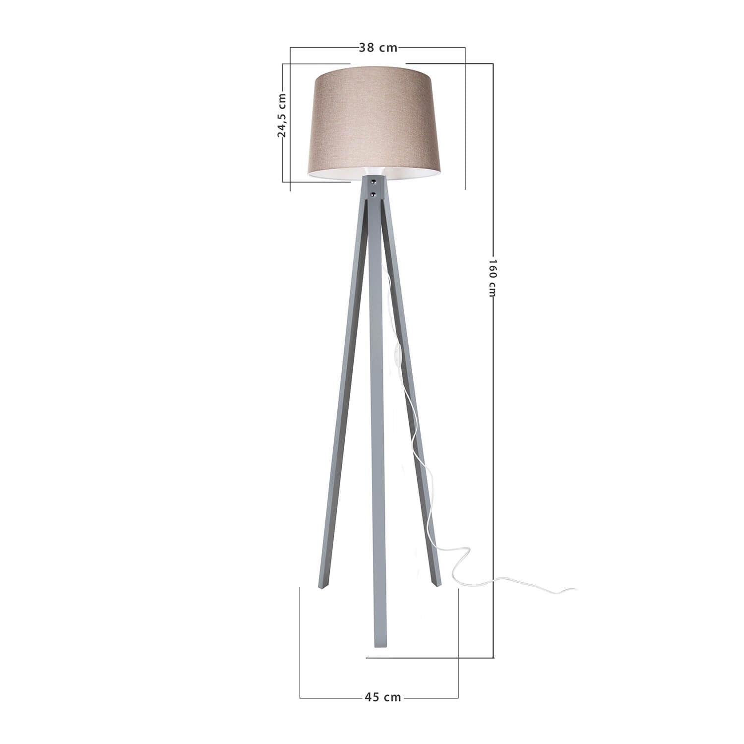 Stehlampe Jento Beige (3)