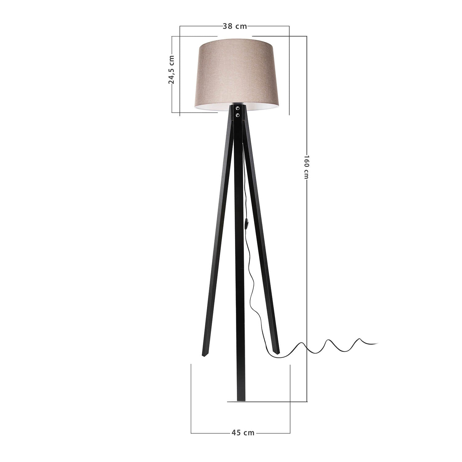 Stehlampe Jento Beige (3)