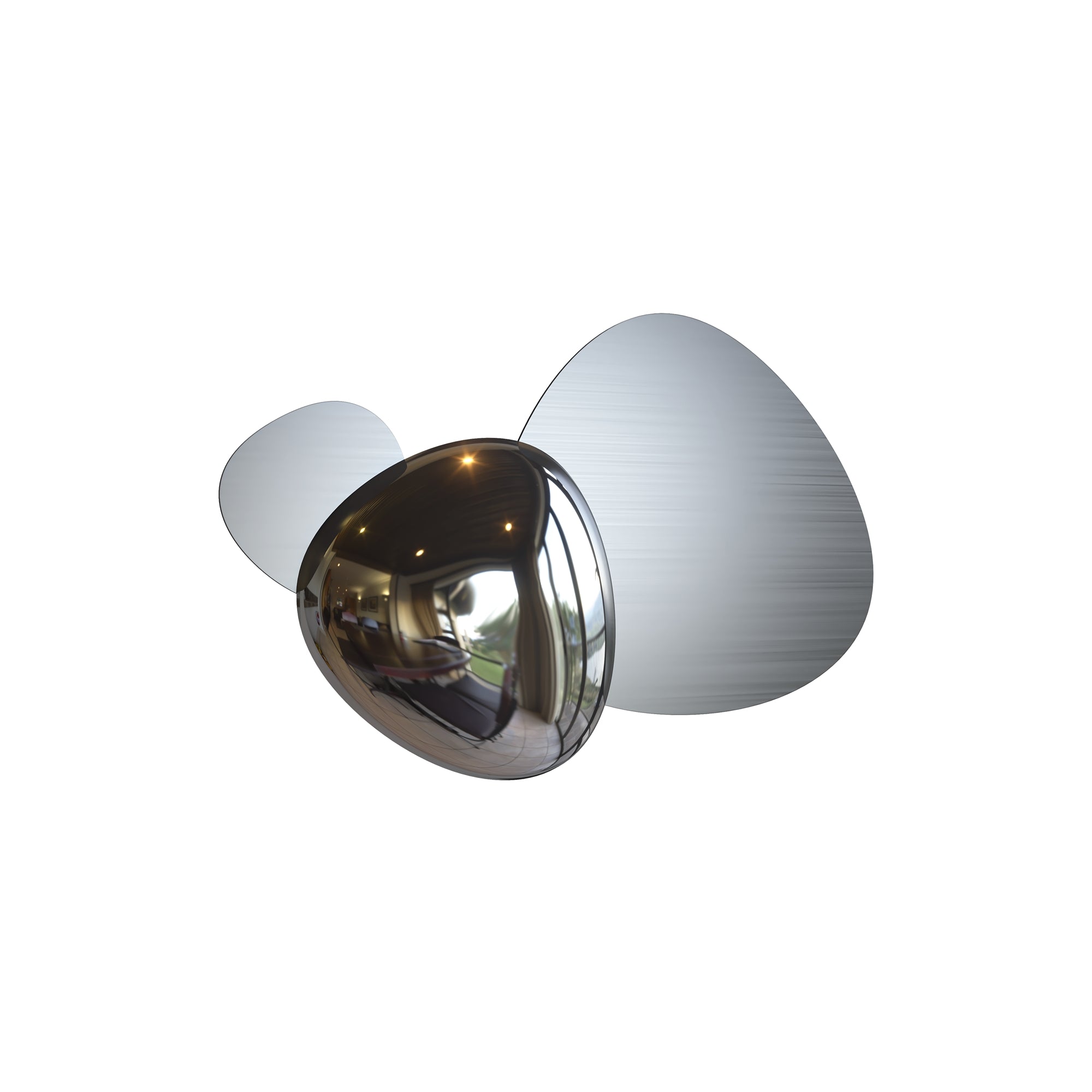 Wandleuchte Jack-Stone Nickel