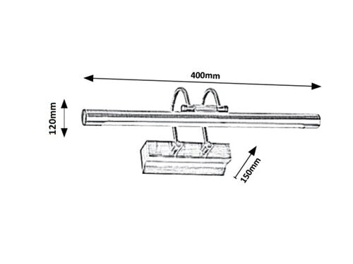 Wandleuchte Ludovic 1496 Messing (1)