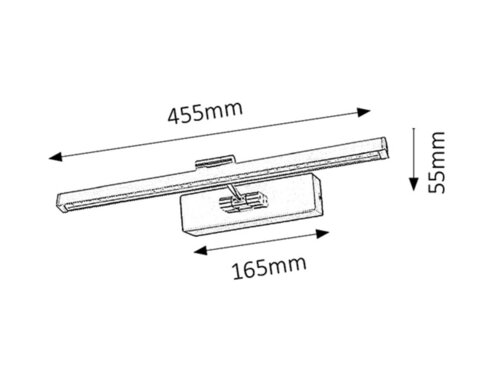 Wandleuchte Picture Guard 3650 Chrom (1)