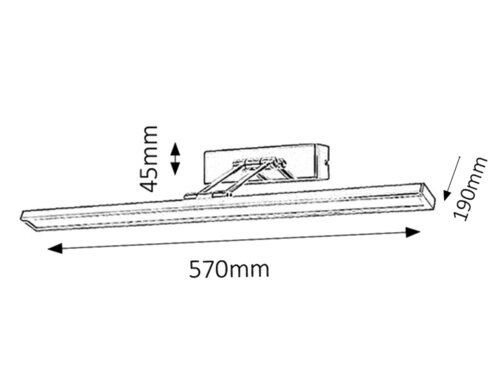 Wandleuchte Picture Slim 3908 Chrom (1)