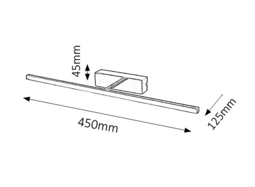 Wandleuchte Picture Slim 3909 Chrom (1)