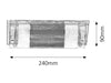 Wandleuchte Periodic 5800 Chrom (3)