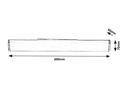 Wandleuchte Danton 6270 Chrom (2)