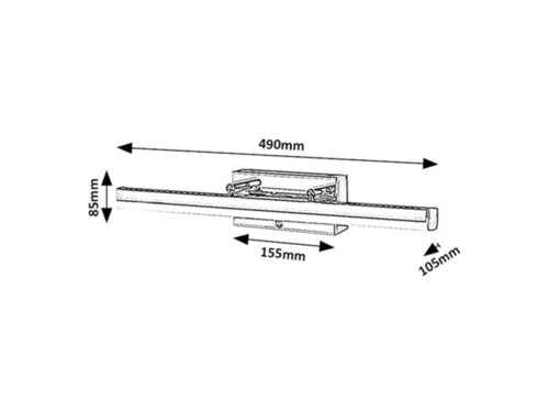 Wandleuchte Turgon 75016 Chrom (3)