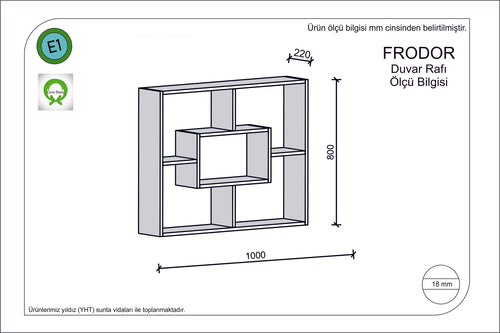 Wandregal Frodor Weiß (1)