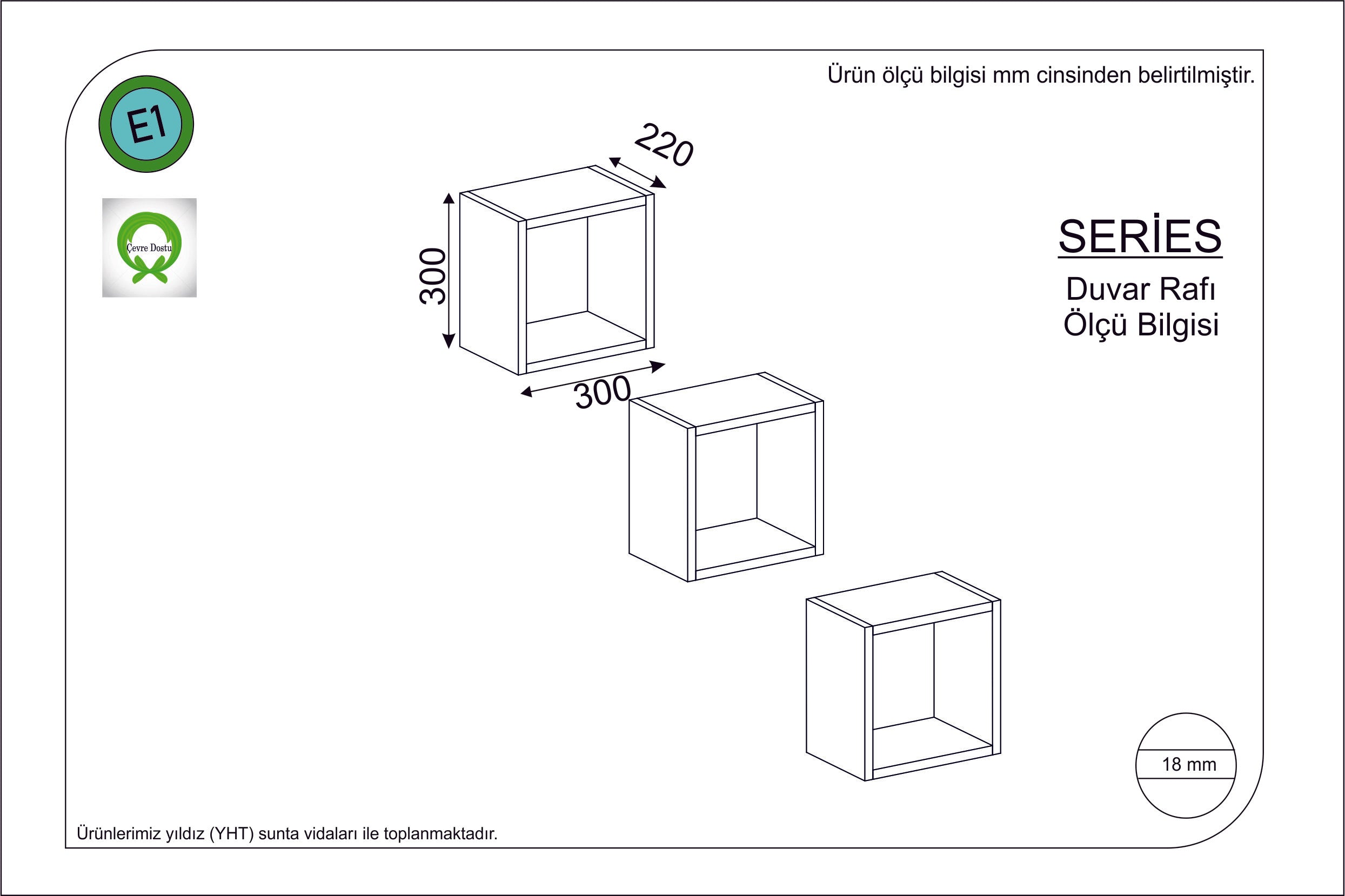 Wandregal Series Grau (1)