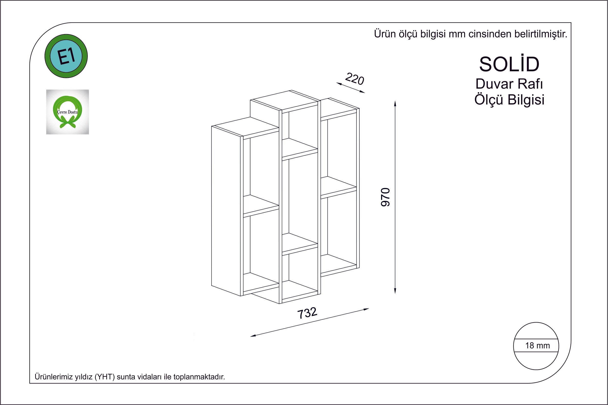 Wandregal Solid Weiß (1)