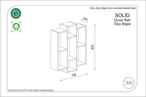 Wandregal Solid Weiß (1)