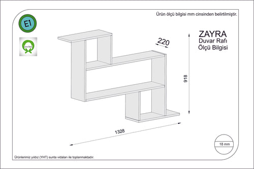 Wandregal Zayra Weiß (1)