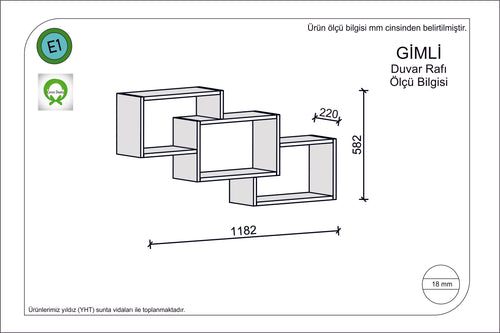 Wandregal Gimli Rot (1)