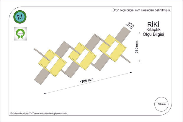 Wandregal Riki Gelb (1)