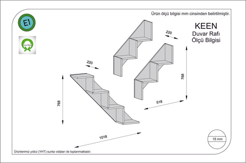 Wandregal Keen Gelb (1)