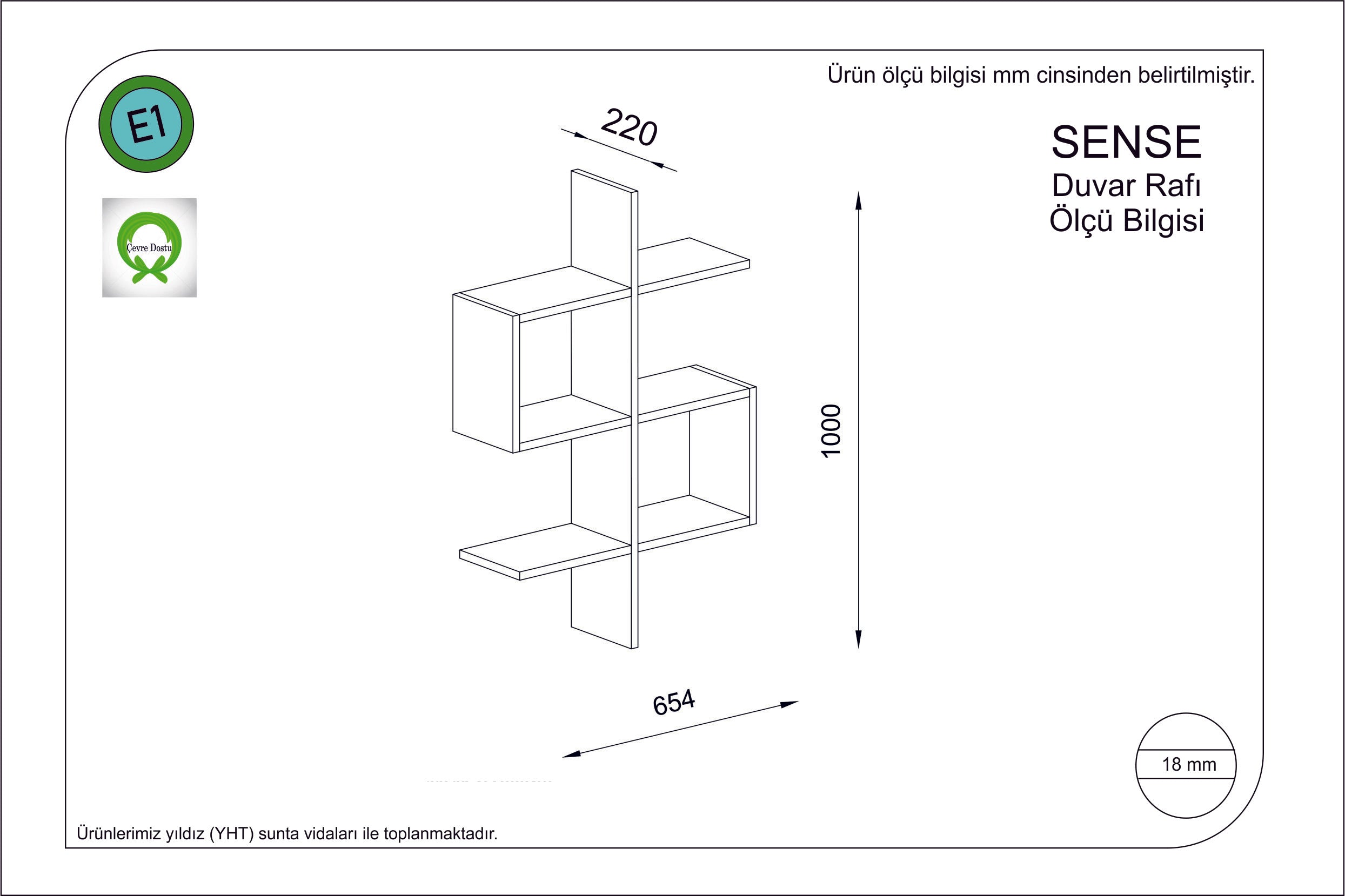 Wandregal Sense Weiß (1)