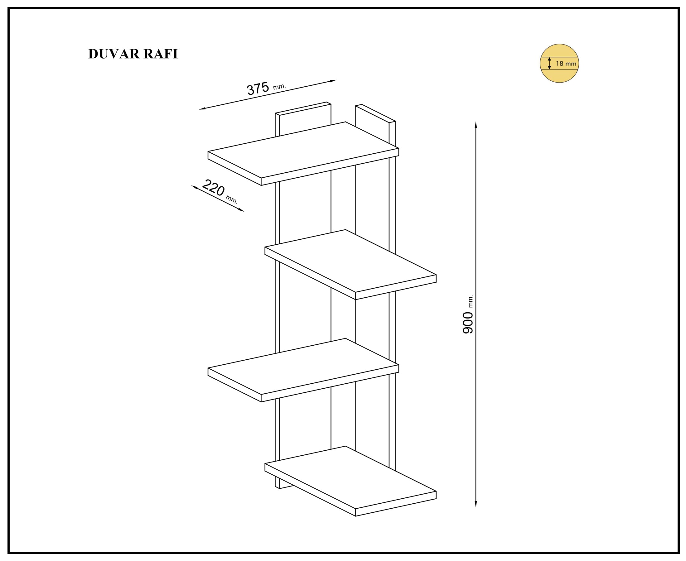 Wandregal Corner Grau (2)