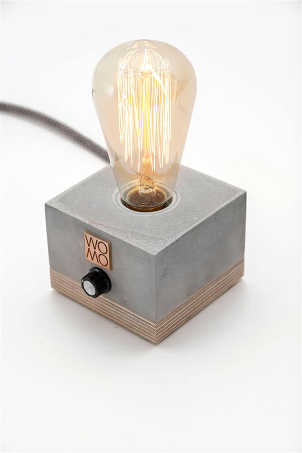 Tischlampe Concrete Grau