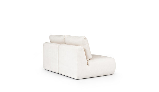 Sofa Modulares 2-Sitzer mit Stoff, Dionisia Weiß (5)