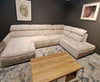 Ecksofa mit Chaiselongue Rechts, 6-Sitzer, Magus XL Beige (2)