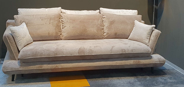 Schlafsofa mit Stauraum, 3-Sitzer, Mate Cappuccino