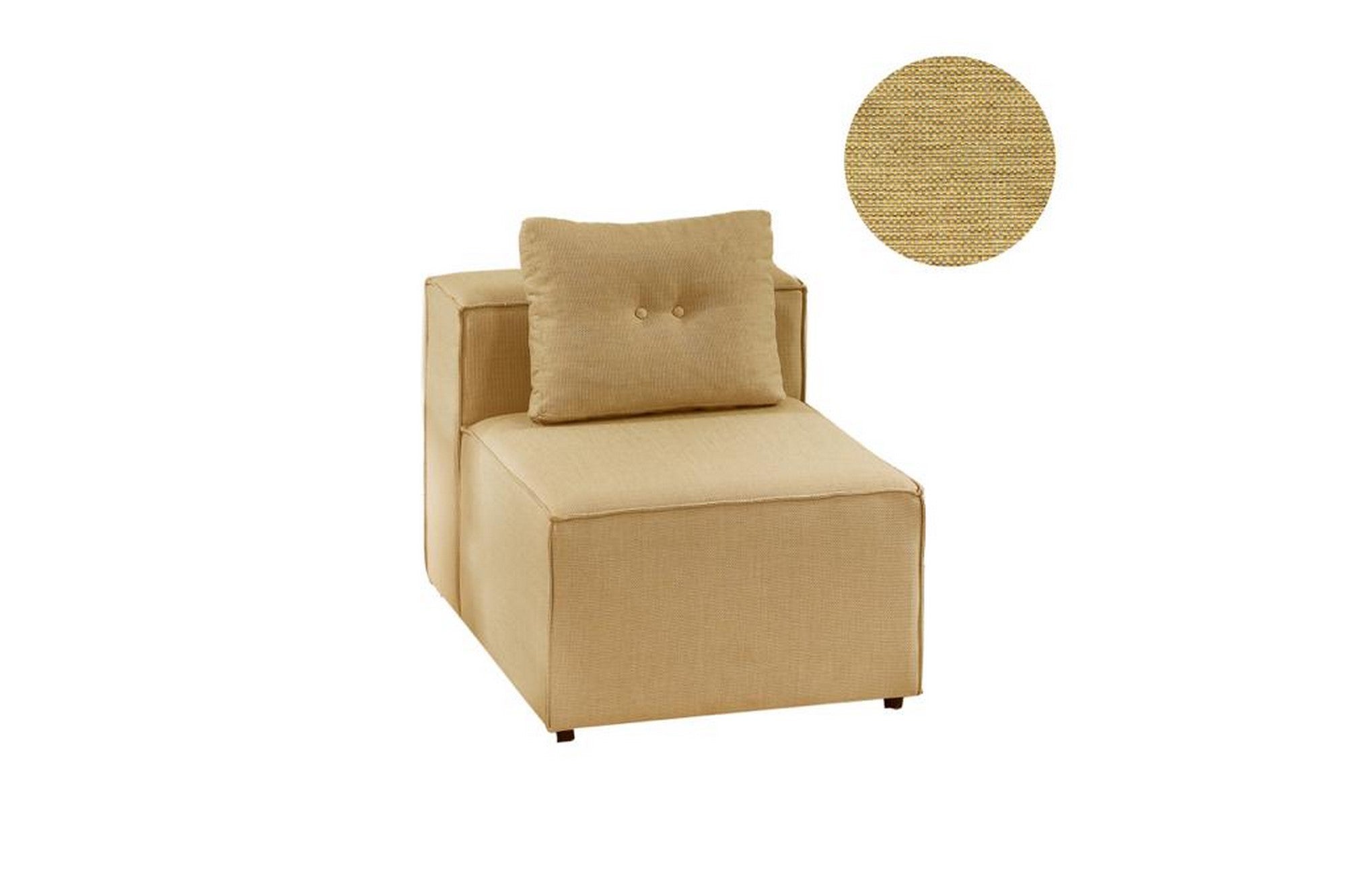 Sessel mit Stoff Yapboz Beige