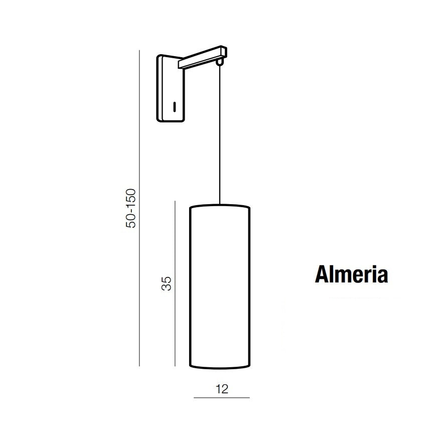 Wandleuchte Almeria AZ2613 Grau (2)