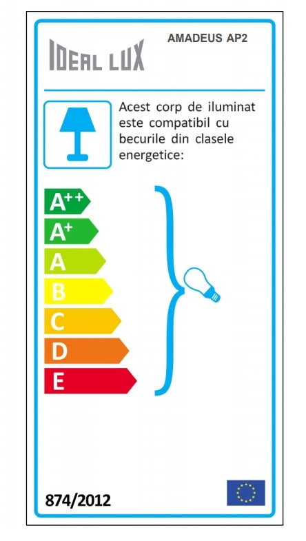 Wandleuchte Andromeda AP2 Grau (1)