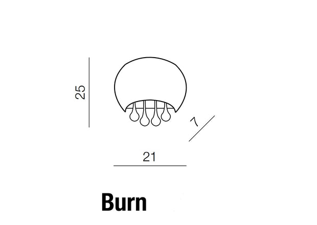 Wandleuchte Burn AZ0911 Chrom (4)