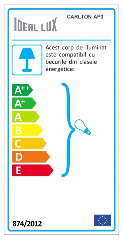 Wandleuchte Carlton AP3 Transparent (1)