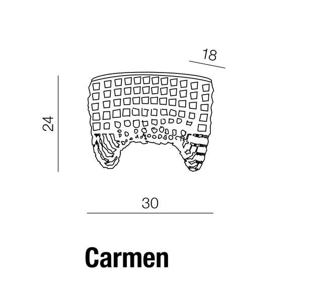 Wandleuchte Carmen AZ1283 Chrom (3)