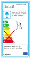 Wandleuchte Cube AP1 Big Weiß (1)