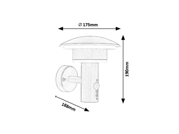 Wandleuchte Sensor Denmark 8977 Chrom (3)